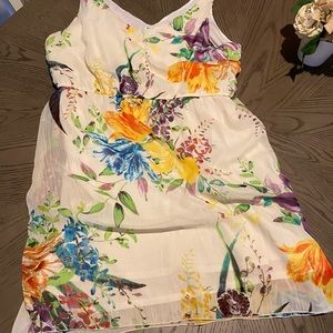 Floral print dress